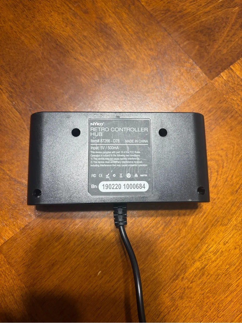 Black Controller Charging Dock - 4-Port